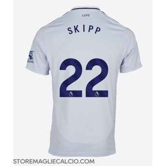 Leicester City Oliver Skipp #22 Maglia Gara Terza Repliche 2024-25